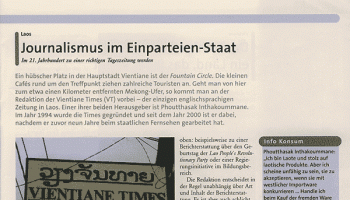 Journalismus im Einparteien-Staat