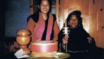tibetische Familie in Ladakh / Kaschmir